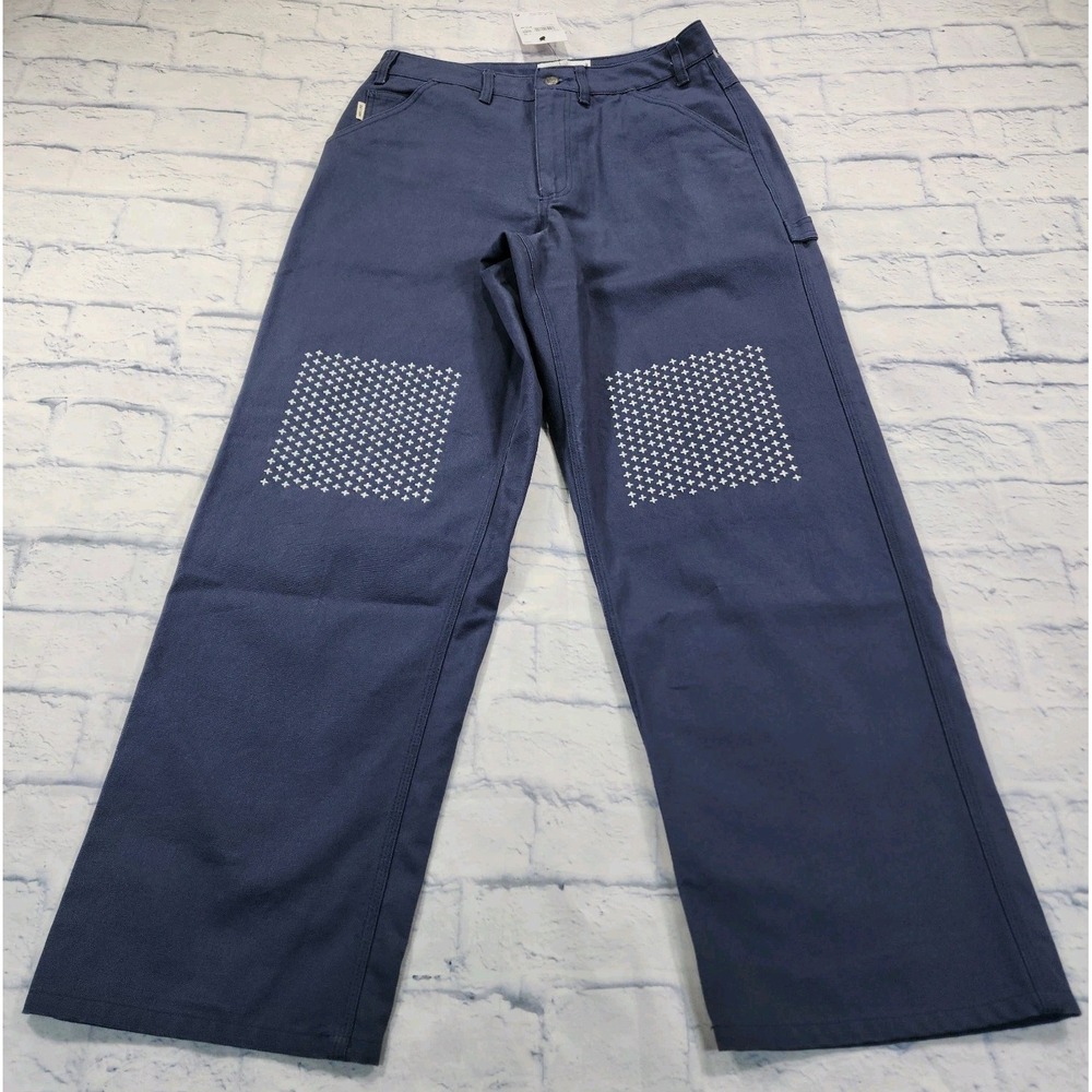 Nike Life MENS 30X31 Carpenter Pants Jeans Thunder Blue Phantom HJ8478-437